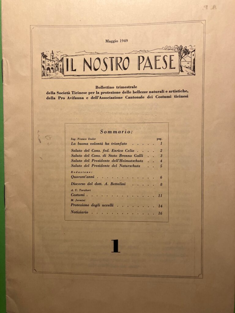 Il Nostro Paese maggio 1949, numero 1